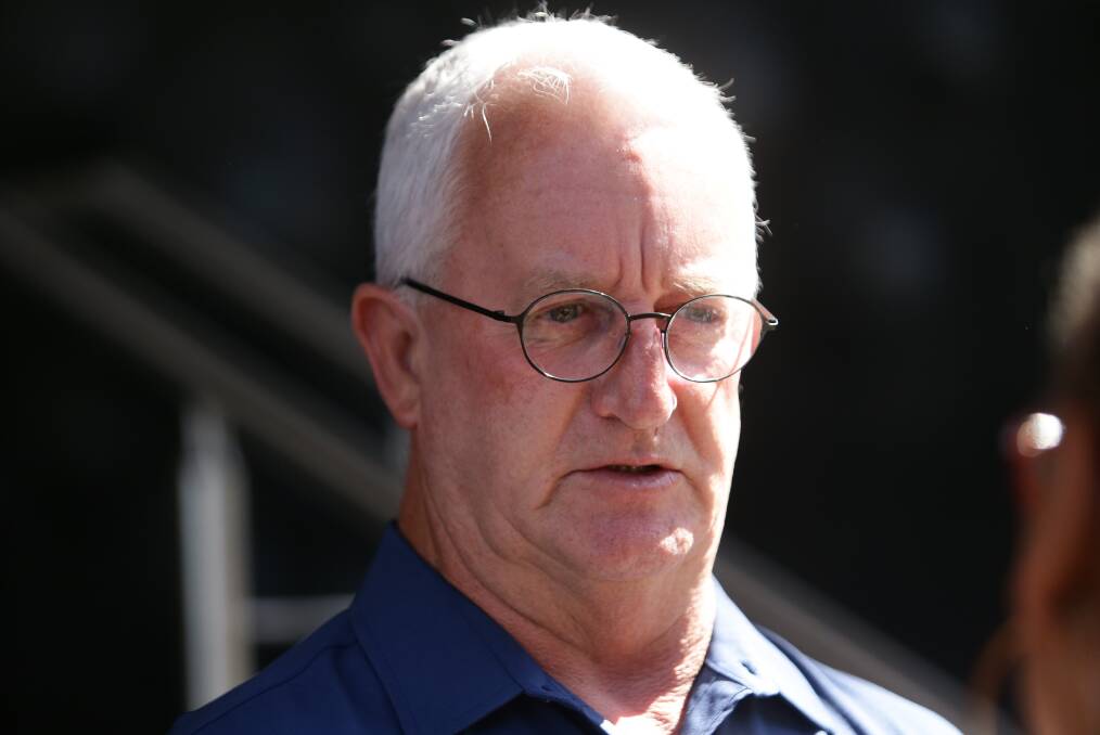 Rage: Hunter child sex survivor Steve Smith said he was left 'nearly crying with rage' over the decision for Graeme Lawrence to retain his honour award pending an appeal.