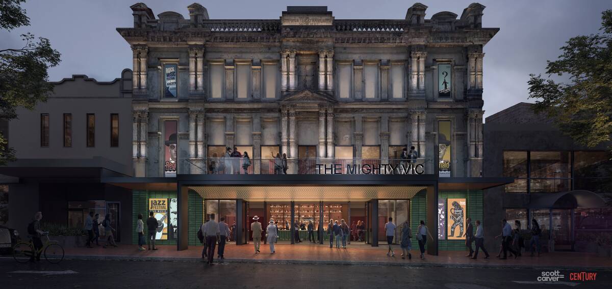 PLAN: An image of how the finished Victoria Theatre could look.