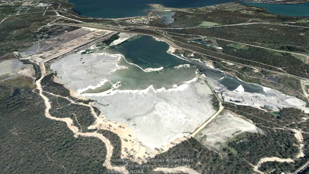 COAL ASH: The Eraring power station ash dam is set to be expanded by 5 million cubic metres. Picture: Google Maps
