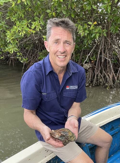 Dr Wayne O'Connor from the Port Stephens Fisheries Institute has received a Public Service Medal in the 2023 Australia Day Honours List. Pictures supplied.
