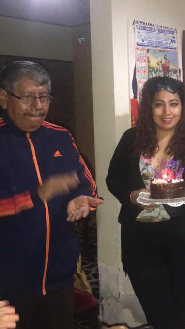 Emely Navarro Altamarino missed a repatriation flight to stay with her uncle who had COVID-19. Picture: Supplied
