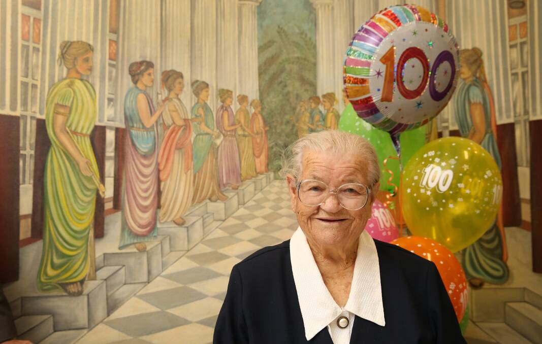 PARTY: Helene Germakis turned 100-years-old on Friday, October 12. Picture: Marina Neil