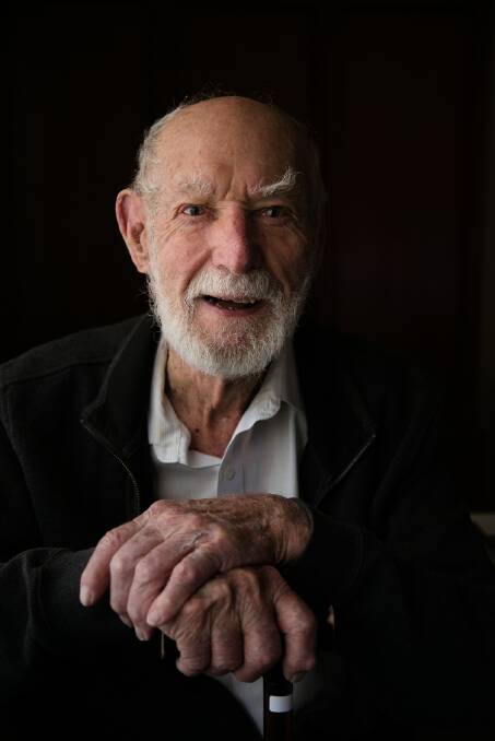 ACTIVE: Reg Pogonoski at the age of 95. Picture: AJM Photography
