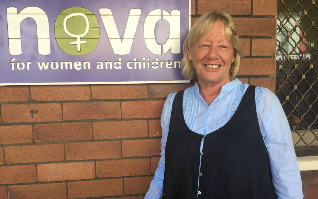 ANTI-POVERTY ACTION: CEO of Nova for Women and Children homelessness and domestic violence service Kelly Hansen outside the service's Newcastle West office. Picture: Phoebe Moloney
