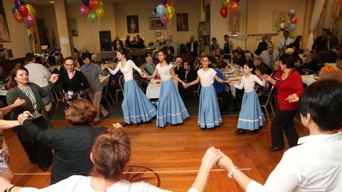 Highfields' Helene Germakis' 100th birthday party at Holy Apostles Greek Orthodox Day Centre in Hamilton. Pictures: Marina Neil