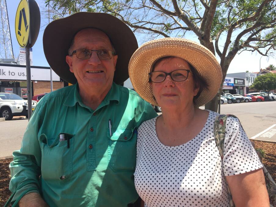CLIMATE CONCERNED: Phil and Sue Bambach believe climate change contributed to fires' severity. 