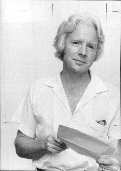 MISSED: Immunologist, physician and former Adamstown Heights resident Dr David Sutherland at a lecture in 1984. Picture: Ken Robson