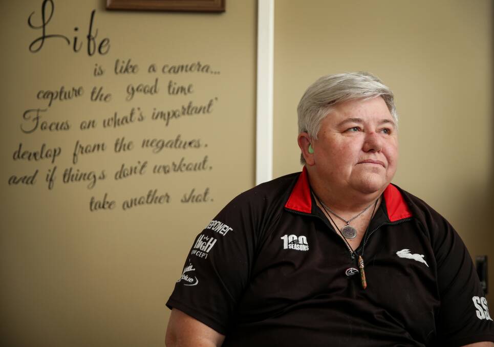 LOOKING UP: Karen O'Hara of Arcadia Vale wants to share the story of her gambling addiction to reach others who are struggling. Picture: Marina Neil 