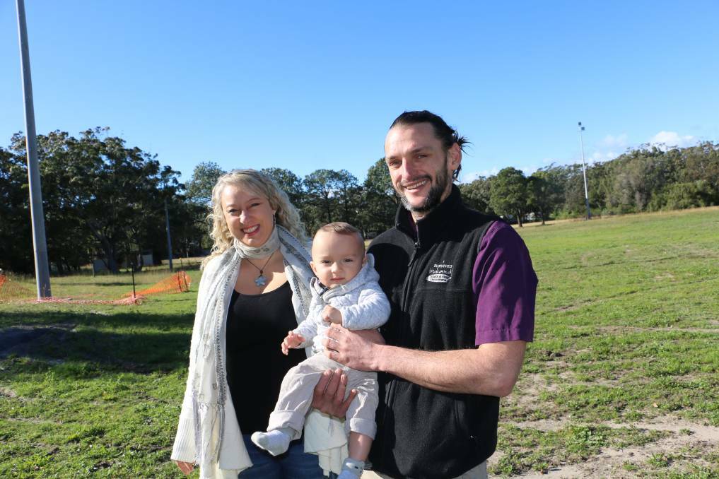 FAMILY: Lia and Ryan Pereira with son Silas in 2019. The pair are passionate about helping marine animals and are aided by enthusiastic volunteers. Picture: Charlie Elias