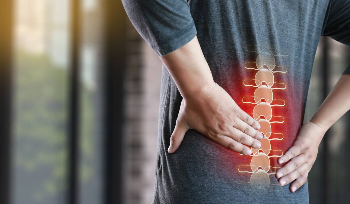 Back pain is one of the most common forms of pain, with most Australians likely to experience it at some point in their lives. Picture: Shutterstock