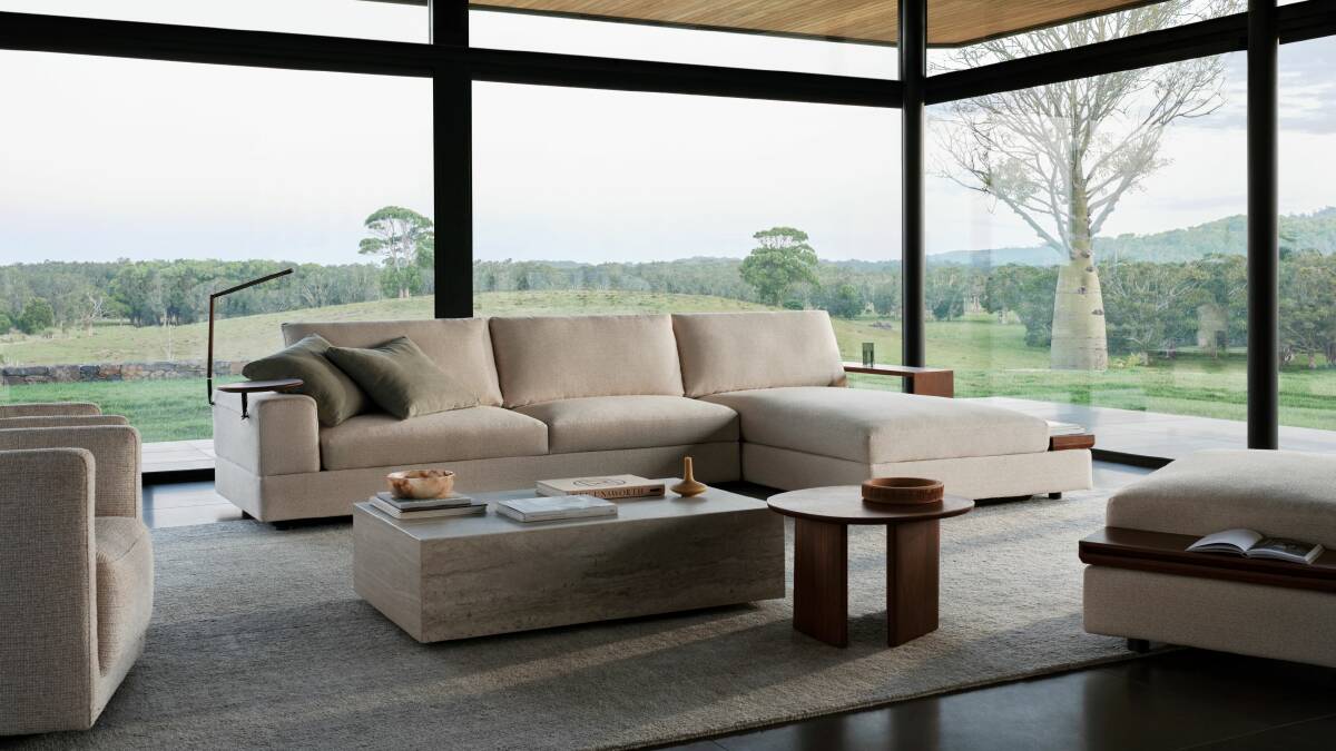 Maximise seating: Sofas like Jasper II can be configured into multiple different arrangements. Picture: Supplied