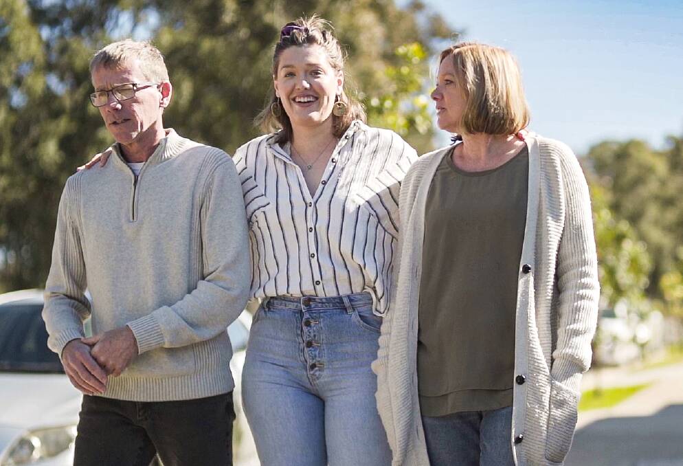 'We know we are not alone': Tim, Prue and Laura Granger have been able to find valuable support through Dementia Australia.