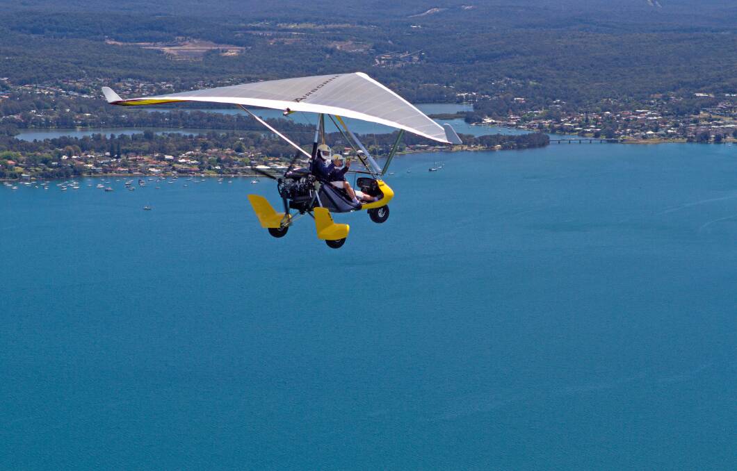 Free as a bird: Take in the spectacular coastal views in a microlight, either open air or in a covered cockpit.
