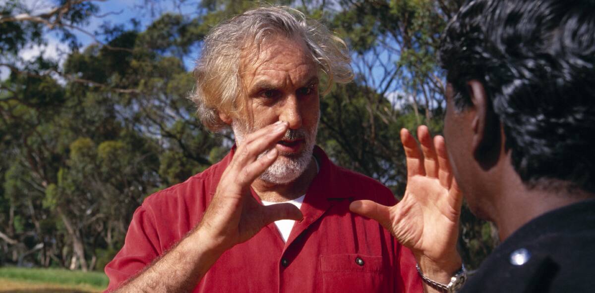 Wollombi-bound: Director and local vineyard owner Phillip Noyce on the set of his 2002 film, Rabbit-Proof Fence