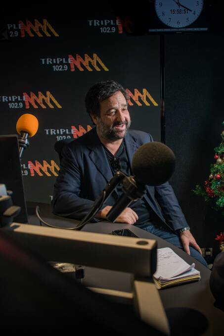 STAR: Mick Molloy during his national radio show.