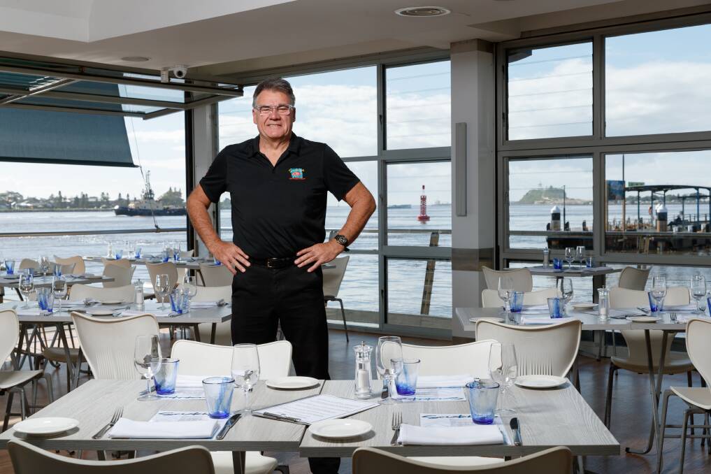 Neil Slater in Scratchleys on the Wharf, the restaurant he has run since 1989. Picture: Max Mason-Hubers