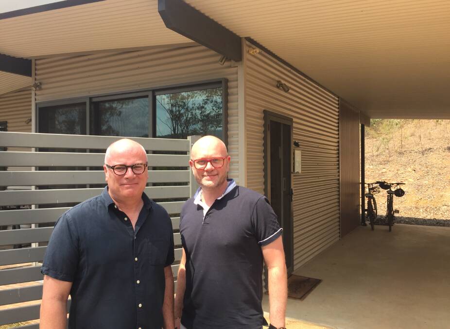 David Allwood and Murray Groves, the properietors of accommodation venue Somewhere Unique. Picture: Scott Bevan