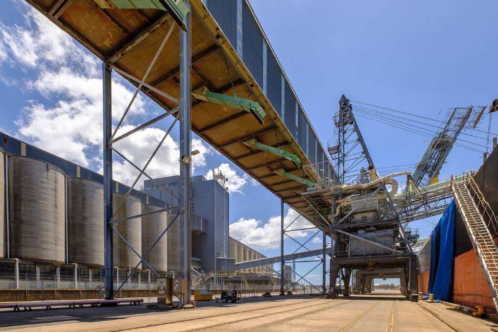 The busy GrainCorp terminal at Carrington. Picture: Supplied 