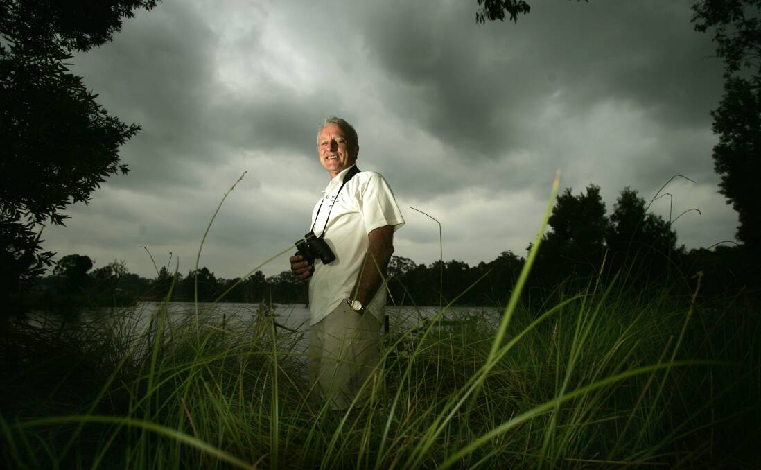 Brian Gilligan at Seaham Swamp in 2007. 