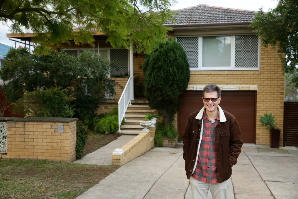 John Hughes outside the family home in Cessnock. Pictures: Jonathan Carroll