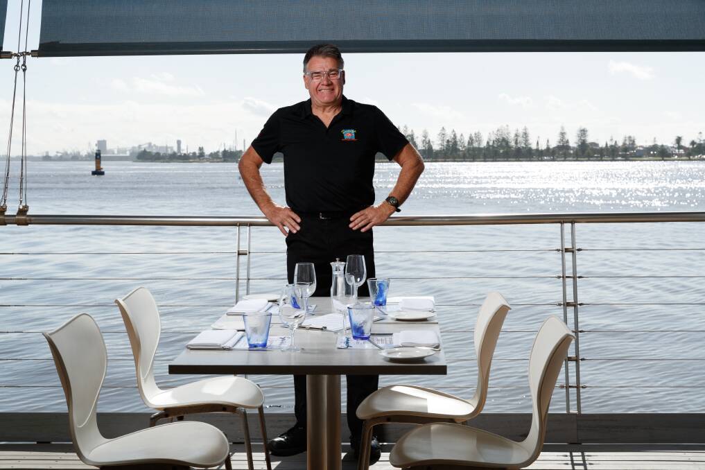 Neil Slater in Scratchleys on the Wharf, the restaurant he has run since 1989. Picture: Max Mason-Hubers