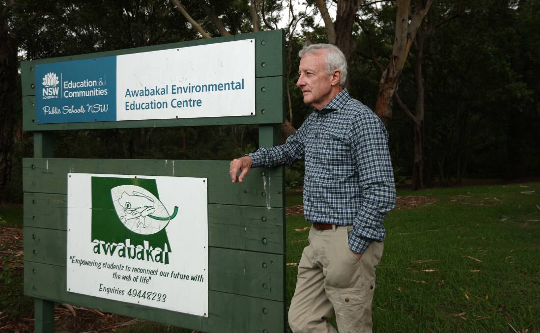 Brian Gilligan at the environmental centre he helped establish. Picture: Simone De Peak