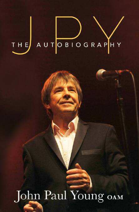The cover of John Paul Young's autobiography. Picture: Supplied