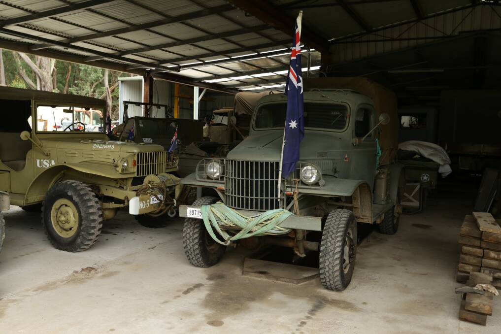 COLLECTION: Restored World War II vehicles that will participate in the convoy of commemoration. 