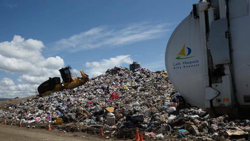 Lake Macquarie City Council's Awaba Waste Management Facility. Picture: Max Mason-Hubers 
