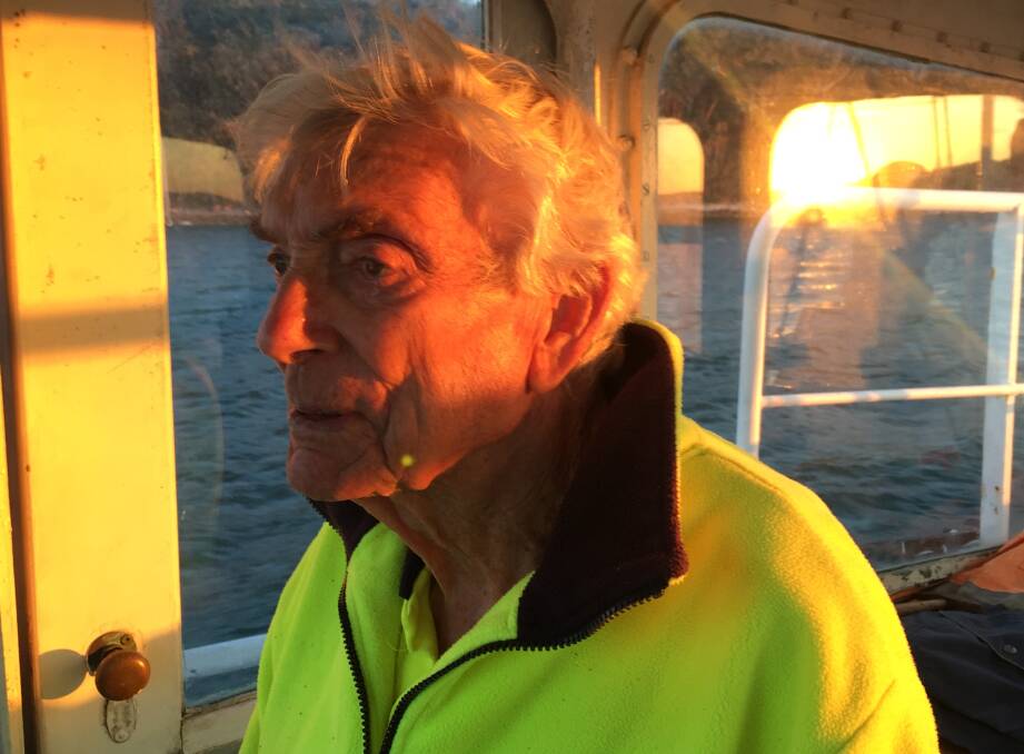 END OF AN ERA: Bill Johnson is retiring after more than 70 years working on the water. Picture: Scott Bevan