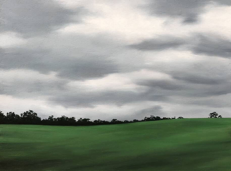 EERIE BEAUTY: Grey Stroud, by Fiona Barrett-Clark, at Dungog Contemporary. Picture: Supplied 
