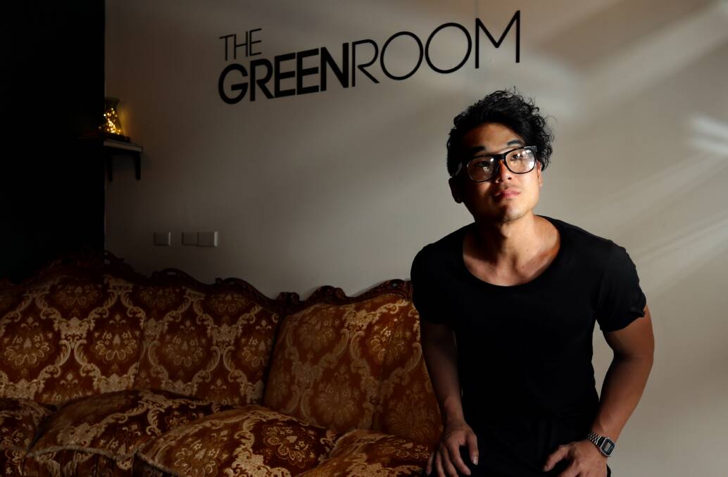 Matt Purcell at his business, The Green Room, in 2015. Picture: Simone De Peak 