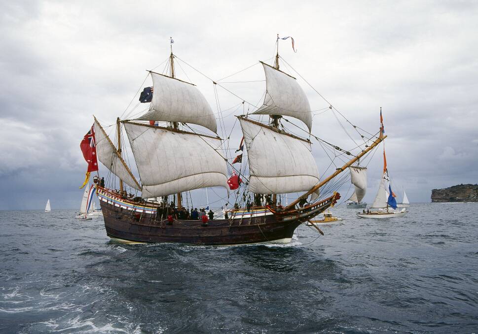The replica of the ship 'Duyfken' is about to be given a new home in Sydney but is visiting Newcastle first. Picture: Supplied