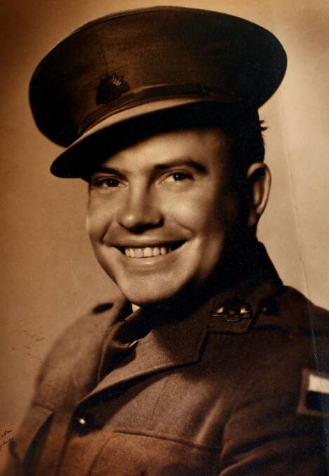 SERVICEMAN: Alf Carpenter in uniform in 1942. 