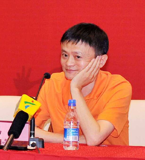 Philanthropist: Billionaire Jack Ma is honouring his friendship with Newcastle's Morley family by funding a university scholarship program. Picture: Getty Images 