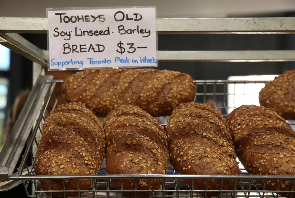 TASTY: Loaves of bread, featuring Tooheys Old beer. 