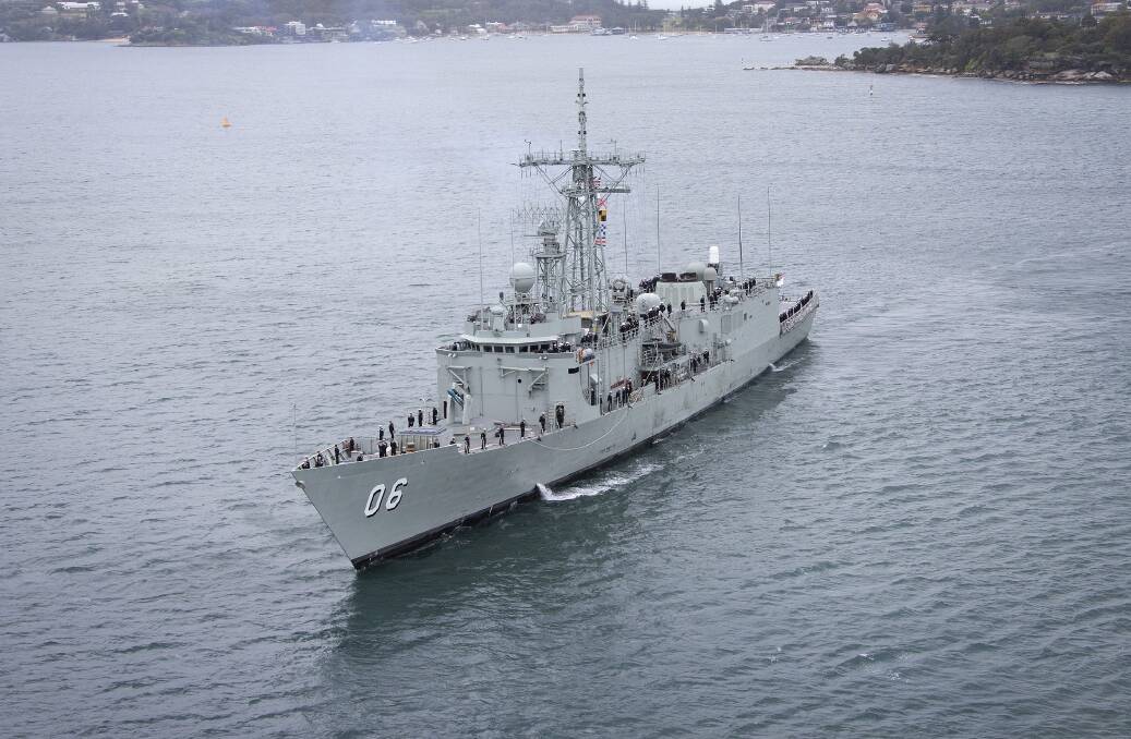 ONE LAST VISIT: HMAS Newcastle will sail into Newcastle harbour for the final time on Wednesday morning. 