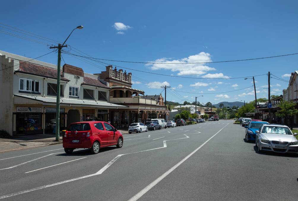 Dowling Street, the main thoroughfare of Dungog, photographed before the lockdown. Picture: Marina Neil.