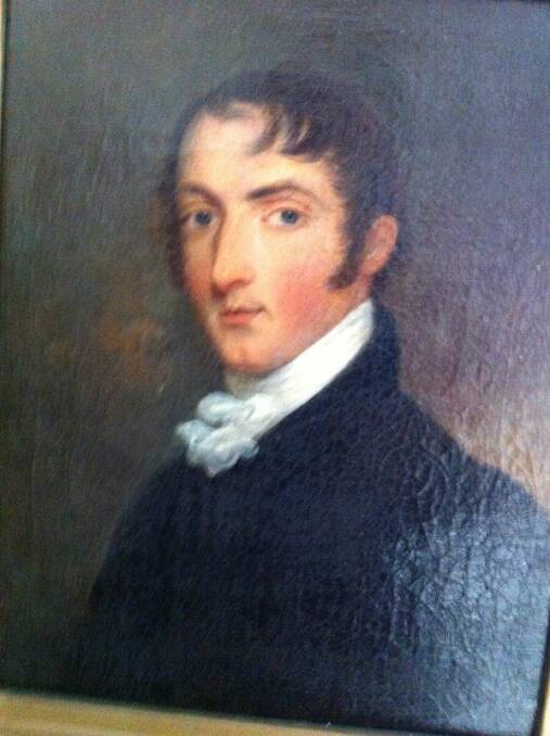 A portrait of Phillip Parker King, the great-great-grandfather of Jonathan King. 
