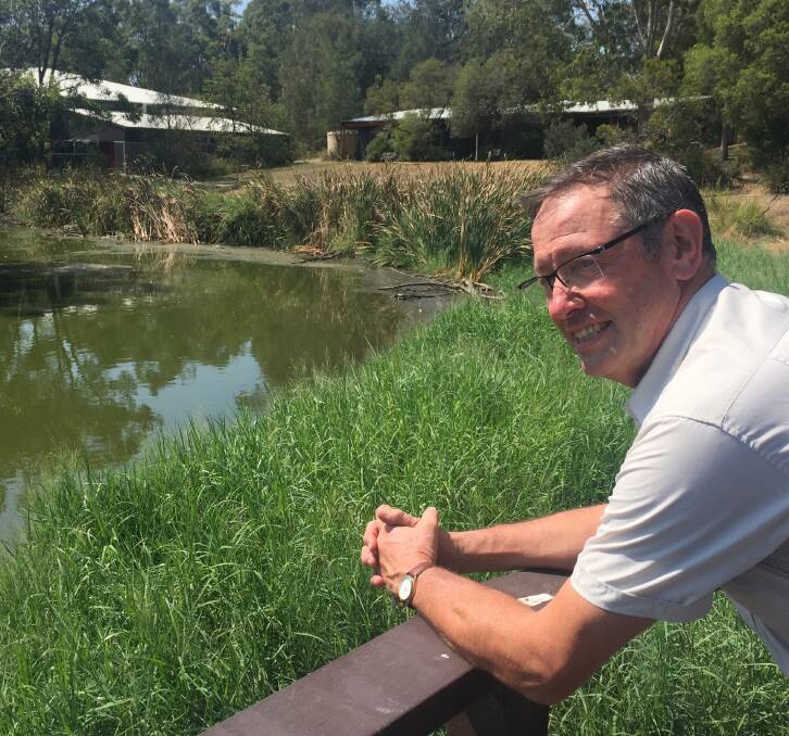 The Hunter Wetlands Centre arts coodinator and volunteer Mark Kempton hopes on-site exhibitions will attract more visitors. Picture: Scott Bevan  