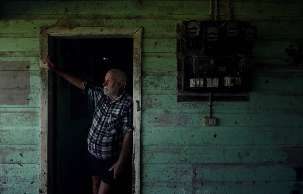 TRADITION: Keith "Bluey" Watkins in the old dairy. Picture: Simone De Peak