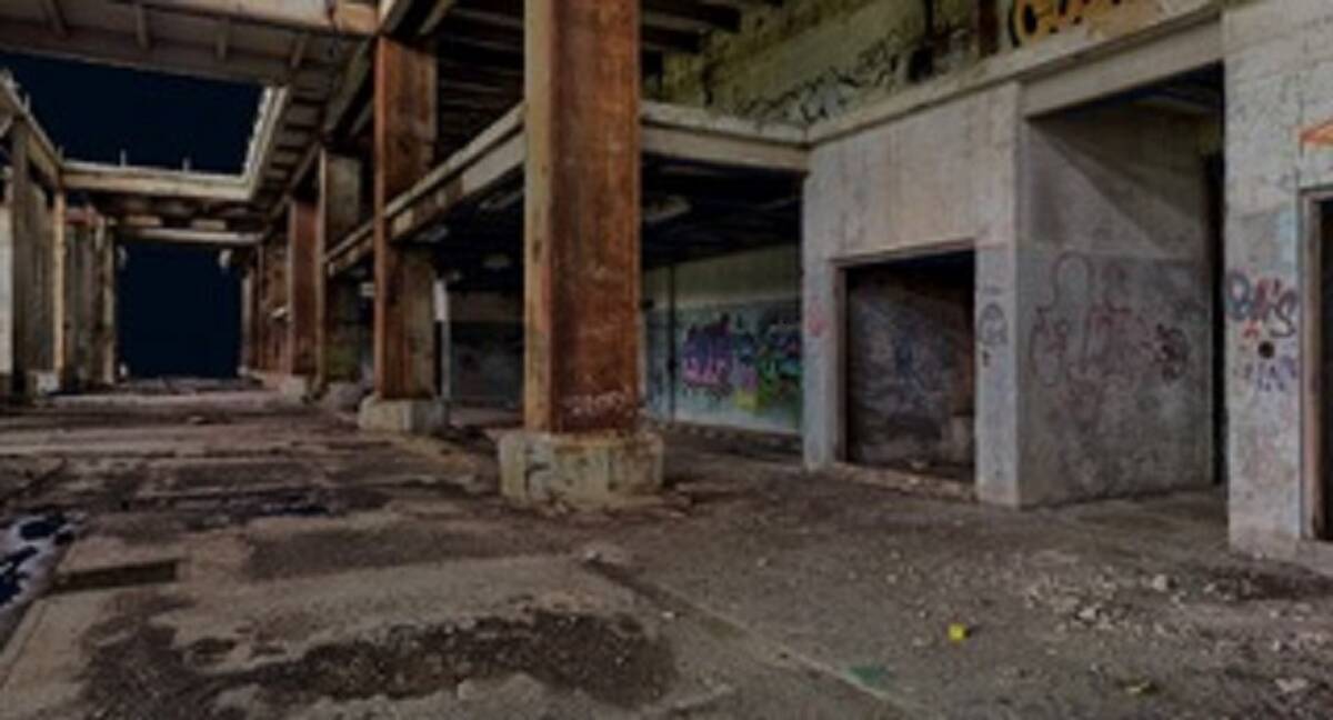 DECAY: A scan of the interior of the former power station. Picture: Courtesy, Peter Hill