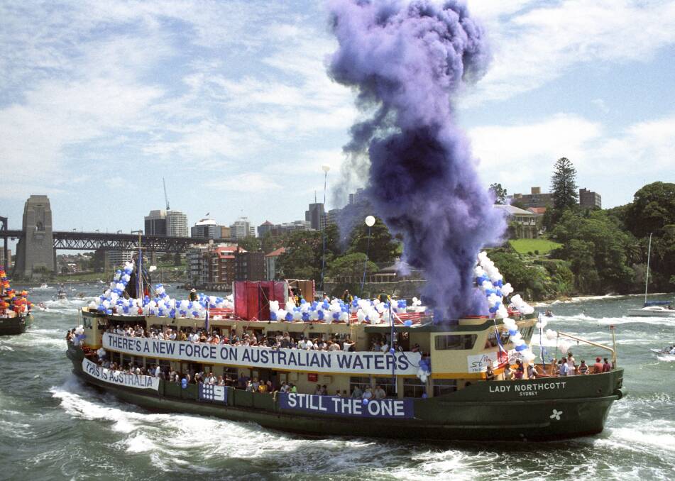 "Lady Northcott" participating in the 1996 Ferrython. Picture: Courtesy, Bill Allen