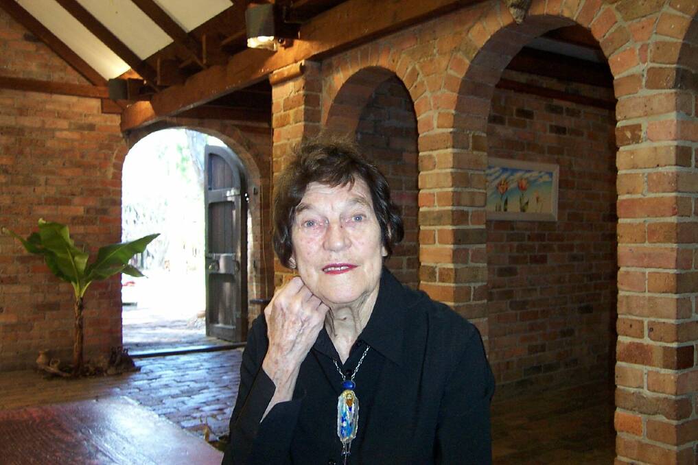 Anne von Bertouch in her famous art gallery in Cooks Hill. 