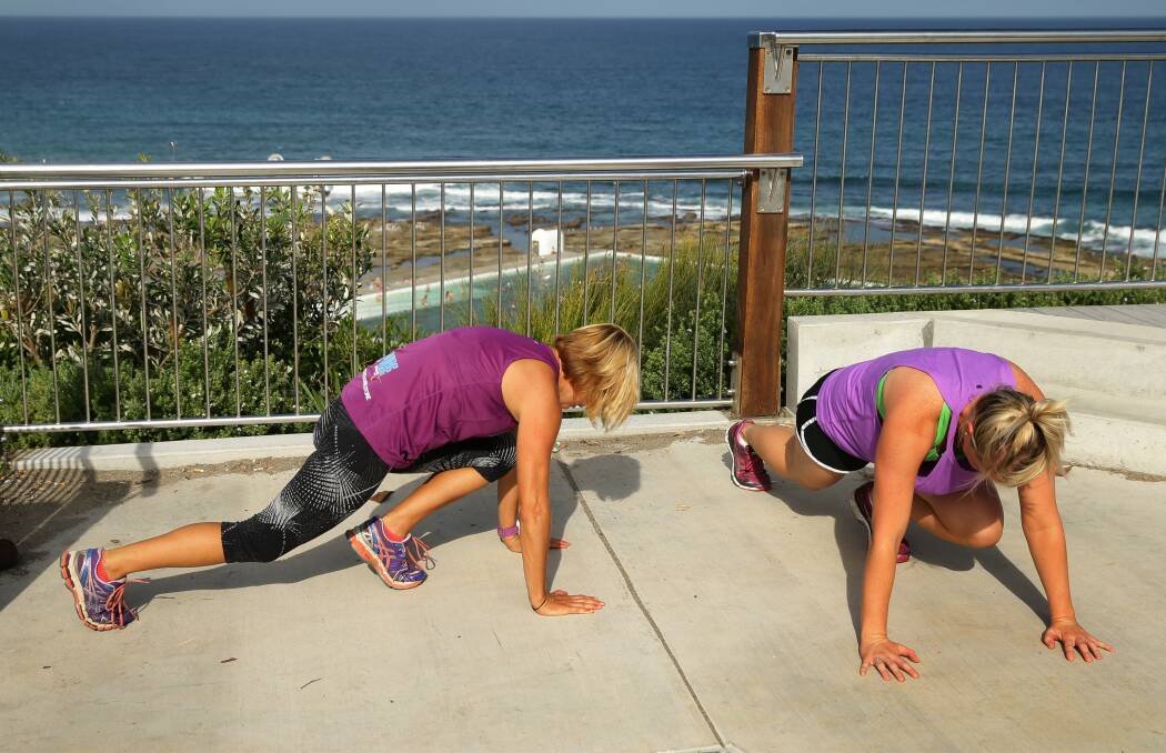 Joining forces with someone else to train can keep you motivated and working hard. Picture: Marina Neil