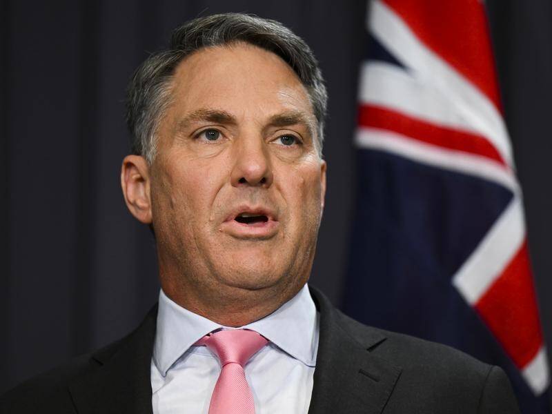 Defence Minister Richard Marles says defence project blowouts are a medium-term budget pressure. (Lukas Coch/AAP PHOTOS)