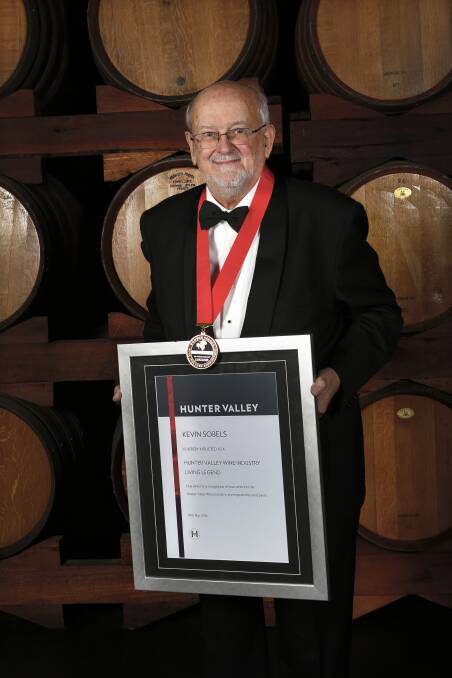 PIONEER: Kevin Sobels, the 2014 Hunter Valley Living Legend of Wine. Picture: Chris Elfes