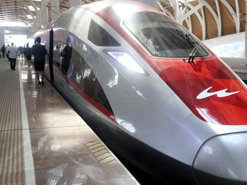 High-speed rail would be a catalyst for economic development, the transport minister says. (EPA PHOTO)