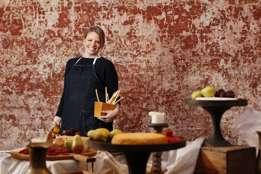 Lucy Novak at the launch of her new catering business, The Wild Rabbit, which she brought from Sydney. Picture: Max Mason-Hubers