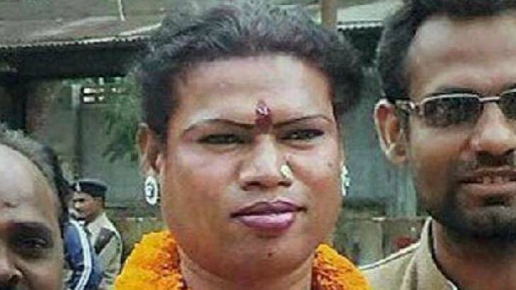Transgender Madhu KInnar was elected mayor or Raigarh in 2015. Photo: YouTube